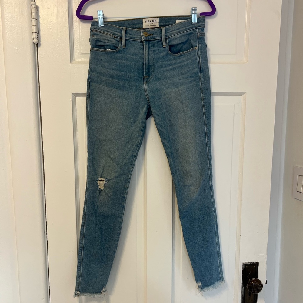 FRAME Denim Le High Skinny Jeans Pants